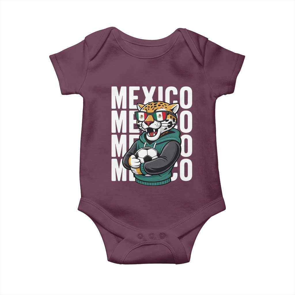 Fierce Mexico Jaguar Soccer Pride Fan Gift Baby Onesie