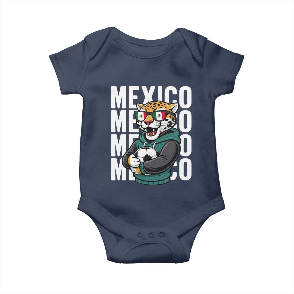 Fierce Mexico Jaguar Soccer Pride Fan Gift Baby Onesie