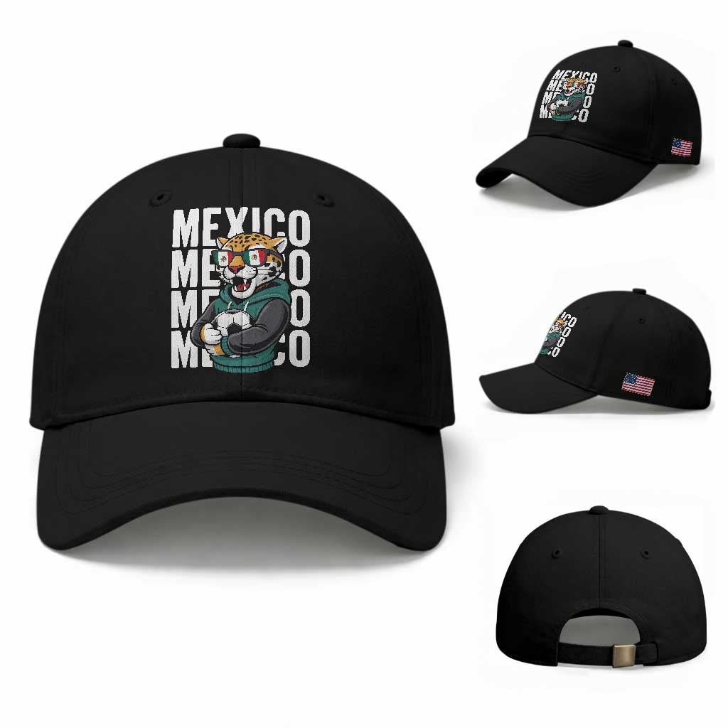 Fierce Mexico Jaguar Soccer Pride Fan Gift Baseball Cap