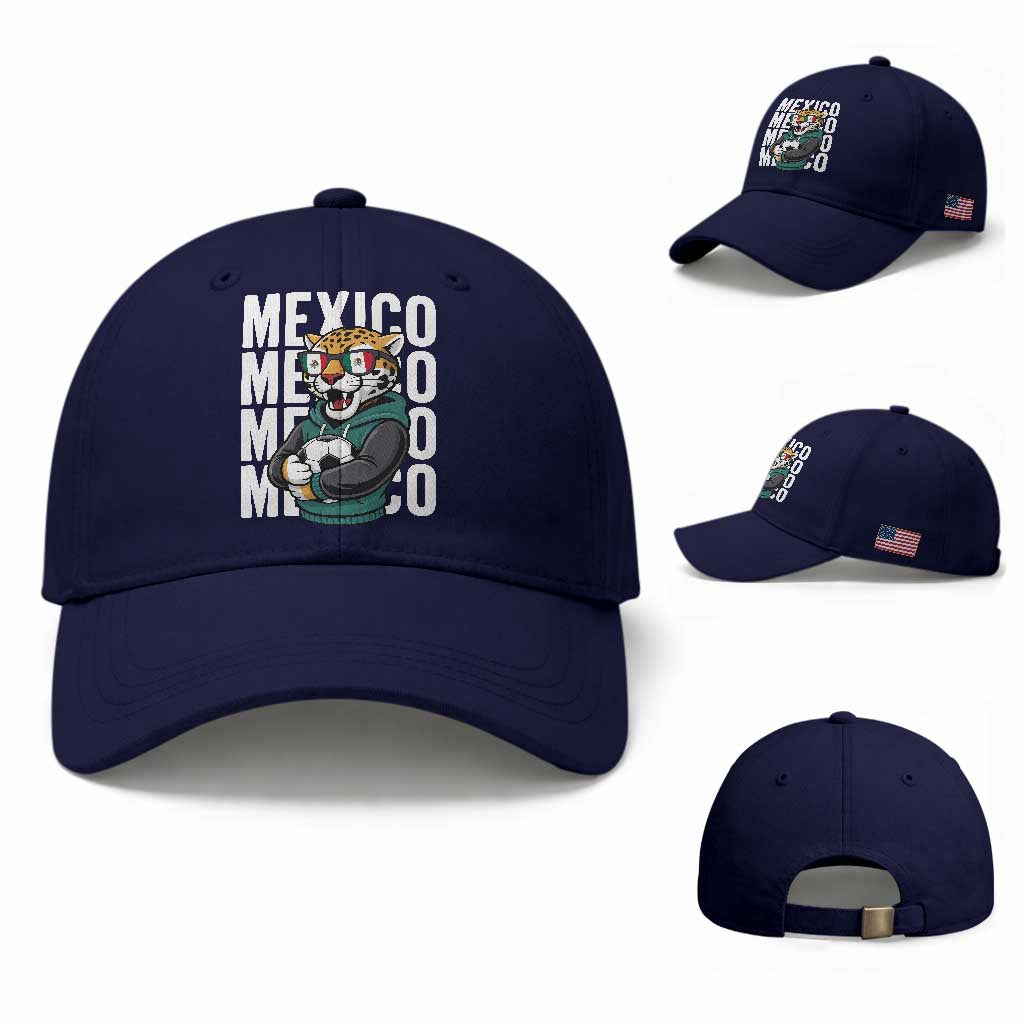 Fierce Mexico Jaguar Soccer Pride Fan Gift Baseball Cap