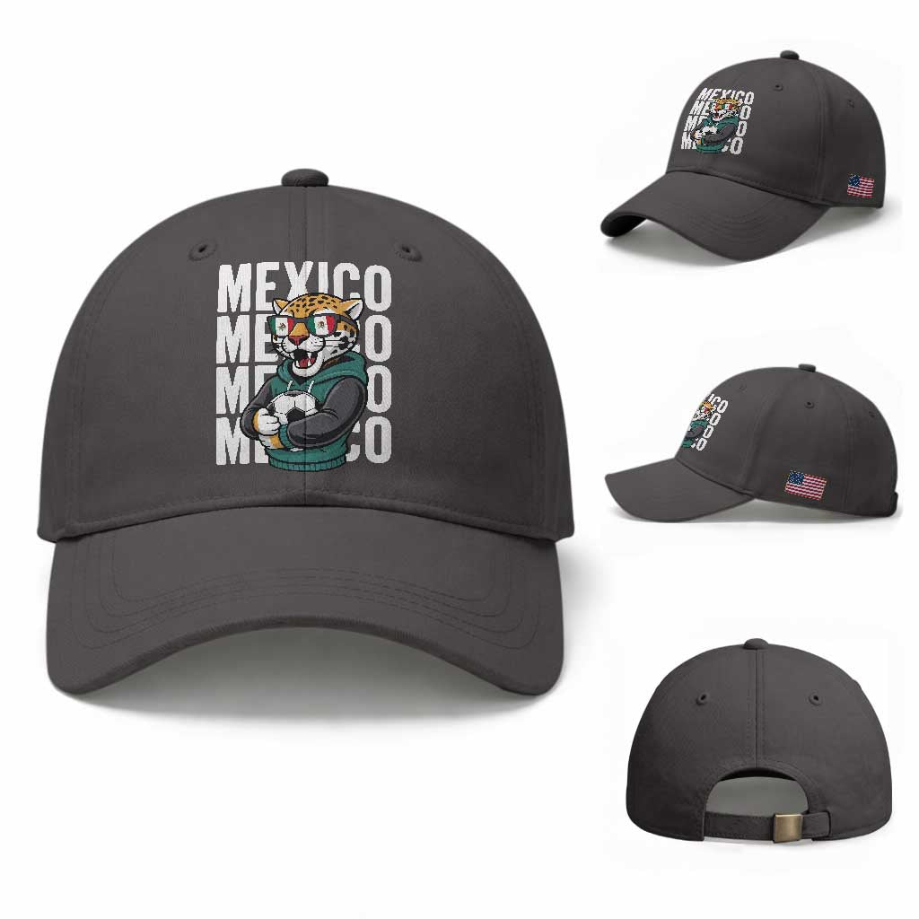 Fierce Mexico Jaguar Soccer Pride Fan Gift Baseball Cap