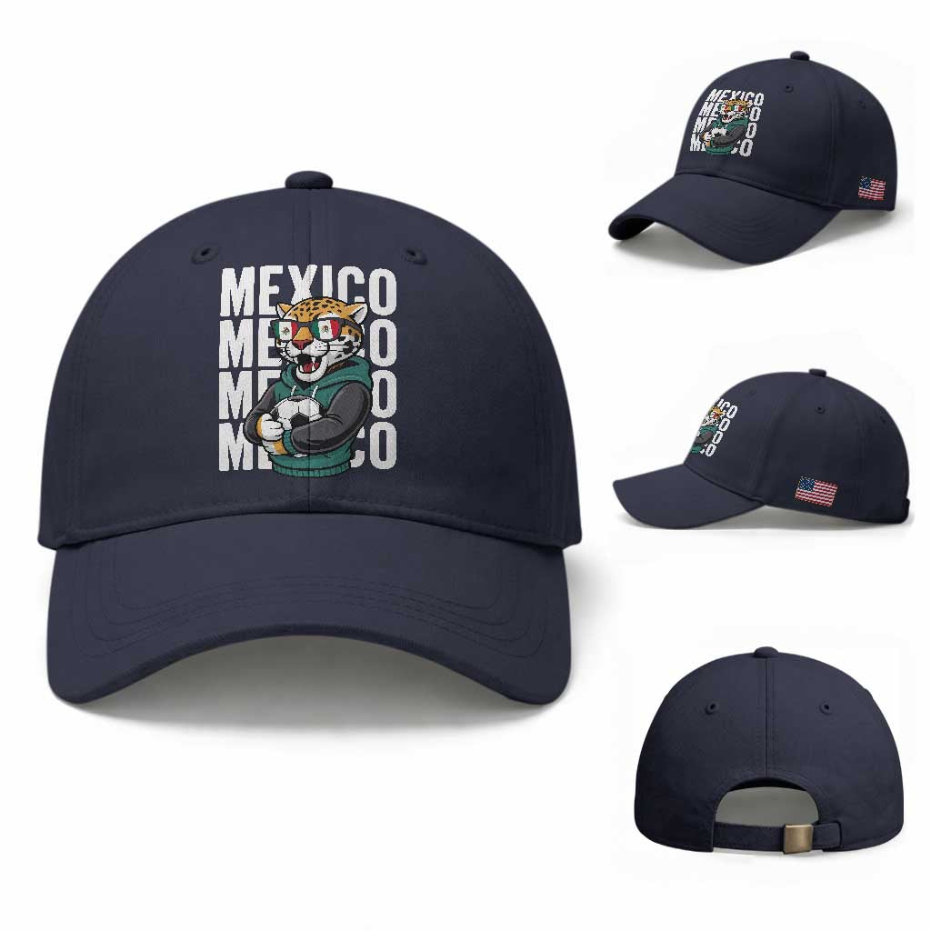 Fierce Mexico Jaguar Soccer Pride Fan Gift Baseball Cap