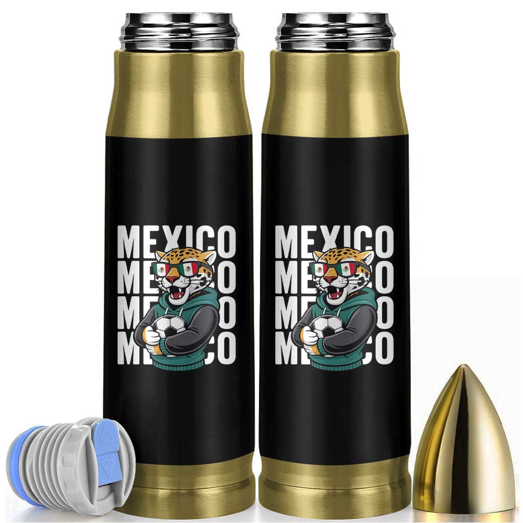 Fierce Mexico Jaguar Soccer Pride Fan Gift Bullet Tumbler