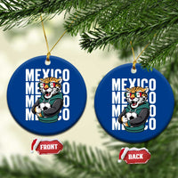 Fierce Mexico Jaguar Soccer Pride Fan Gift Ceramic Ornament