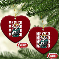 Fierce Mexico Jaguar Soccer Pride Fan Gift Ceramic Ornament