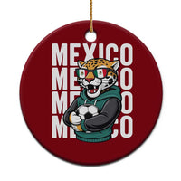 Fierce Mexico Jaguar Soccer Pride Fan Gift Ceramic Ornament