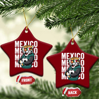 Fierce Mexico Jaguar Soccer Pride Fan Gift Ceramic Ornament