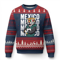 Fierce Mexico Jaguar Soccer Pride Fan Gift Ugly Christmas Sweater