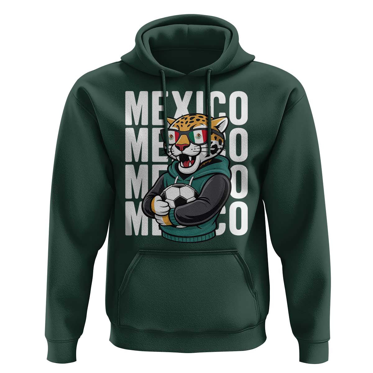 Fierce Mexico Jaguar Soccer Pride Fan Gift Hoodie