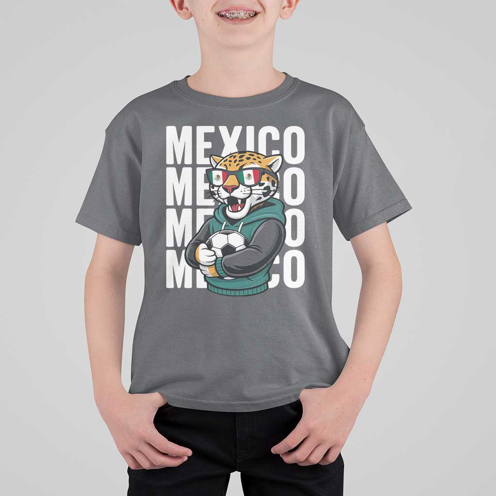 Fierce Mexico Jaguar Soccer Pride Fan Gift T Shirt For Kid