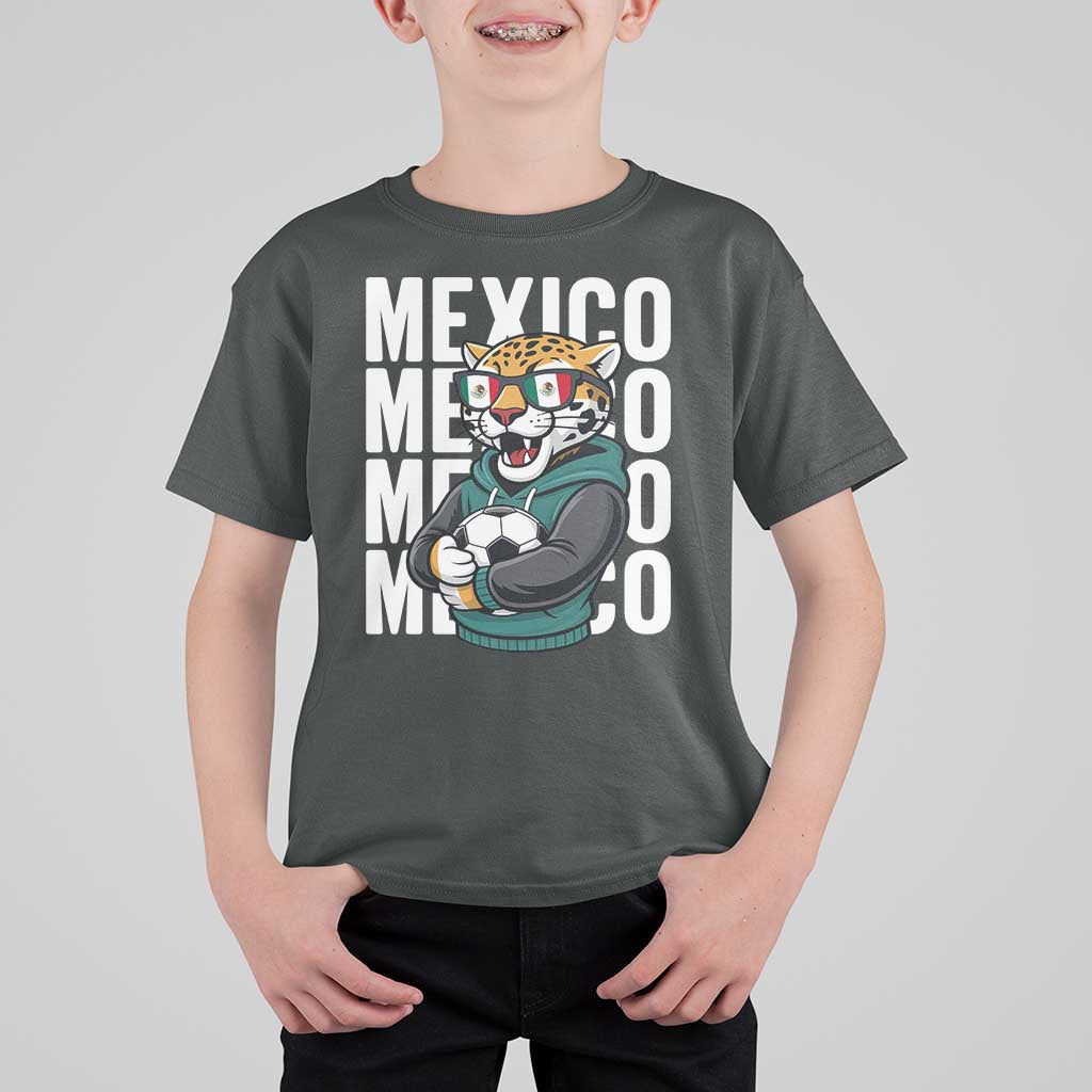 Fierce Mexico Jaguar Soccer Pride Fan Gift T Shirt For Kid