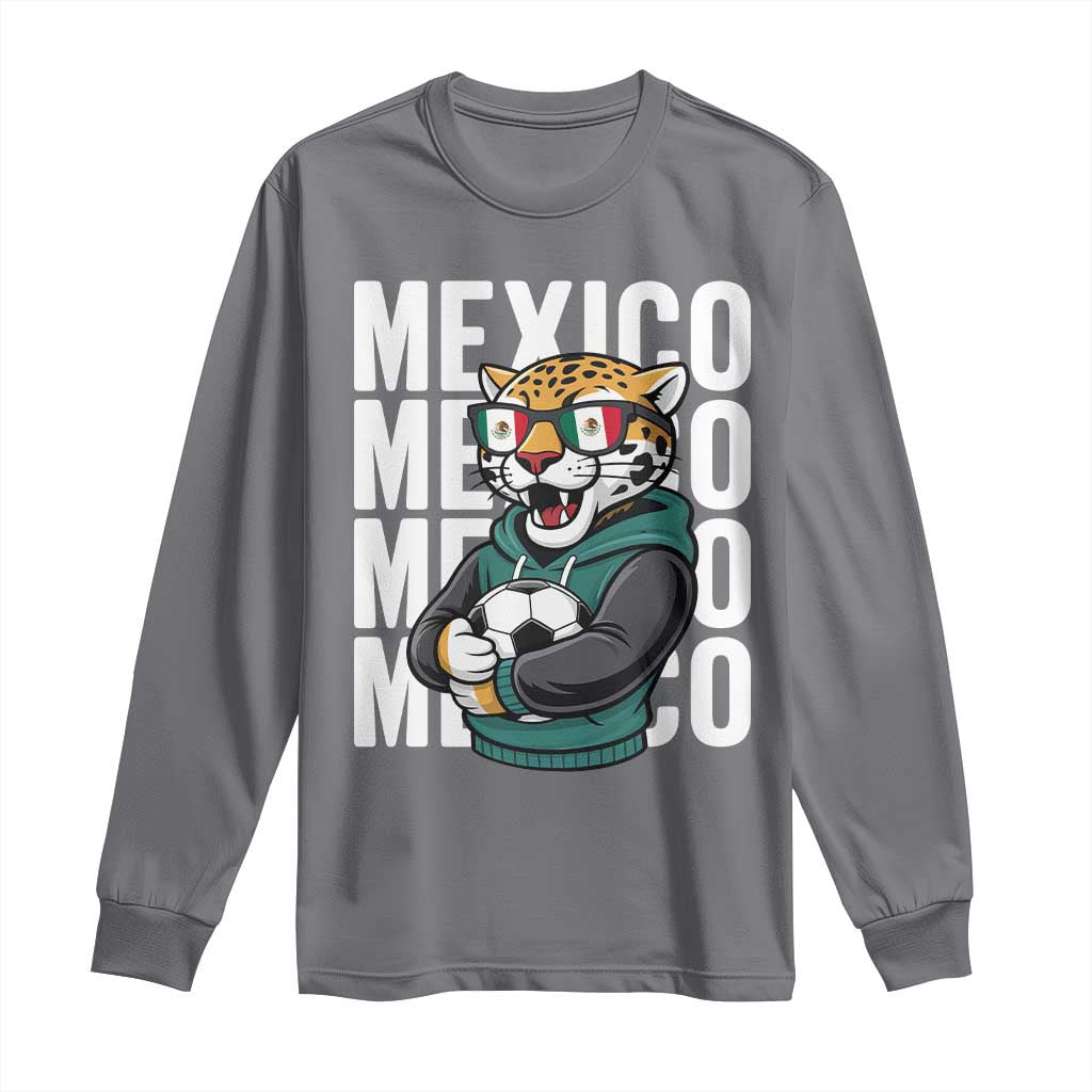 Fierce Mexico Jaguar Soccer Pride Fan Gift Long Sleeve Shirt