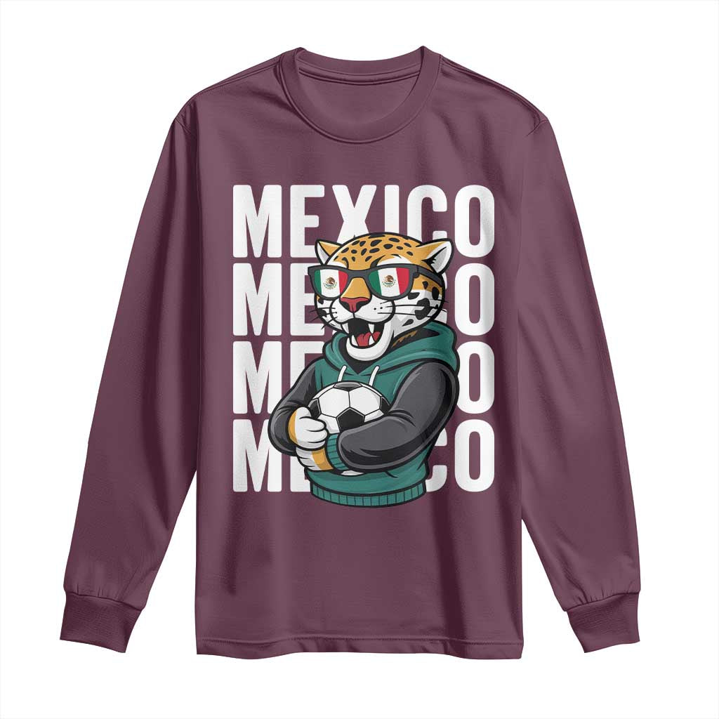 Fierce Mexico Jaguar Soccer Pride Fan Gift Long Sleeve Shirt