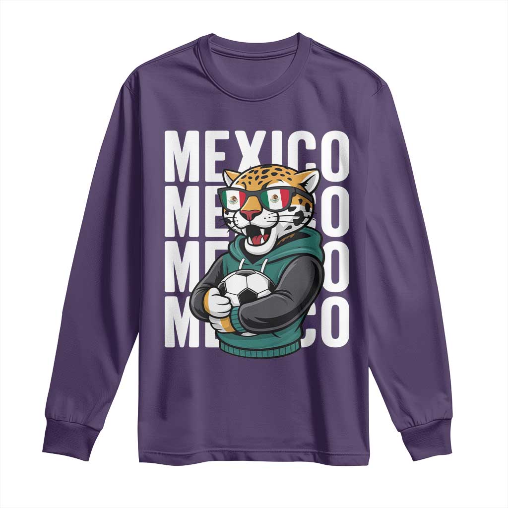 Fierce Mexico Jaguar Soccer Pride Fan Gift Long Sleeve Shirt