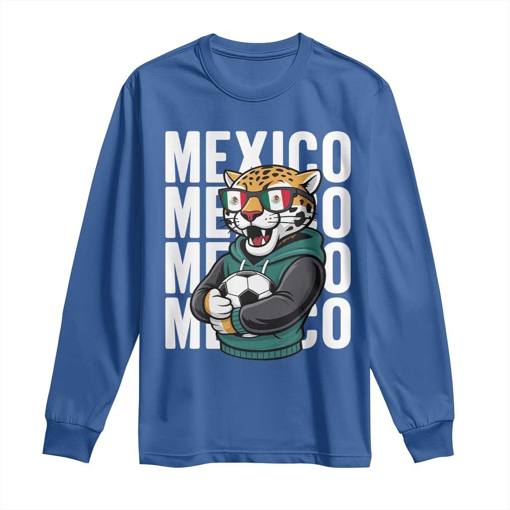 Fierce Mexico Jaguar Soccer Pride Fan Gift Long Sleeve Shirt
