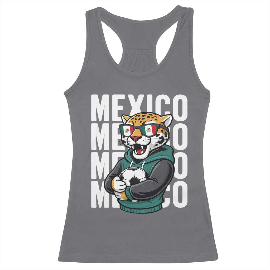 Fierce Mexico Jaguar Soccer Pride Fan Gift Racerback Tank Top