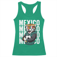 Fierce Mexico Jaguar Soccer Pride Fan Gift Racerback Tank Top