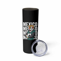 Fierce Mexico Jaguar Soccer Pride Fan Gift Skinny Tumbler
