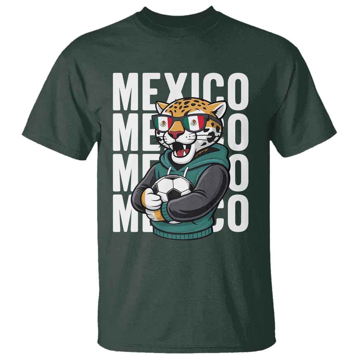 Fierce Mexico Jaguar Soccer Pride Fan Gift T Shirt