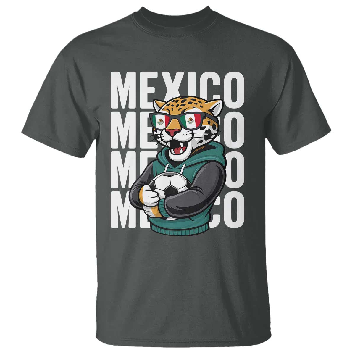 Fierce Mexico Jaguar Soccer Pride Fan Gift T Shirt