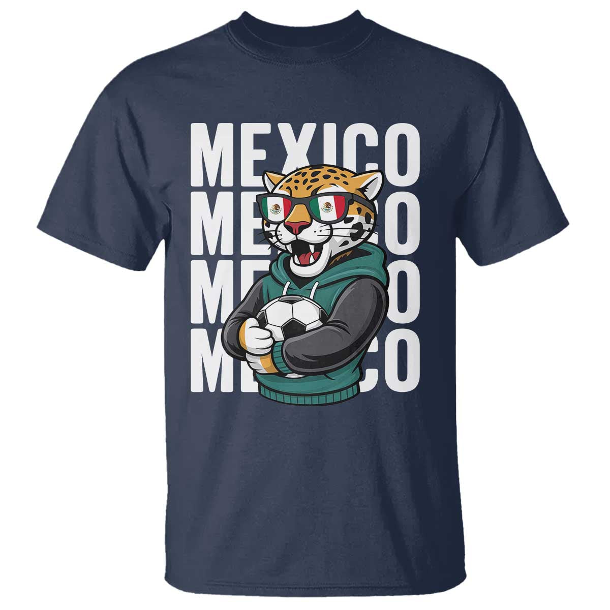 Fierce Mexico Jaguar Soccer Pride Fan Gift T Shirt