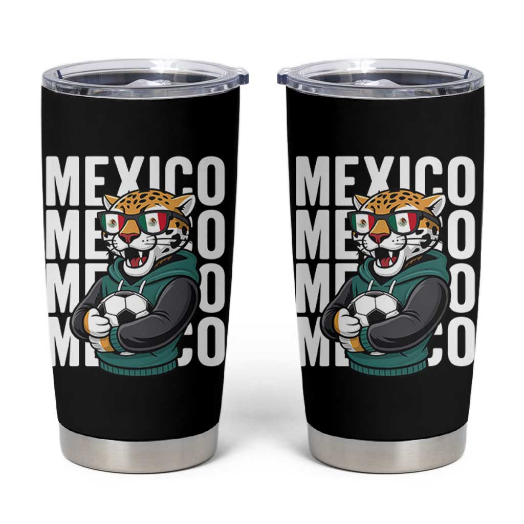 Fierce Mexico Jaguar Soccer Pride Fan Gift Tumbler Cup