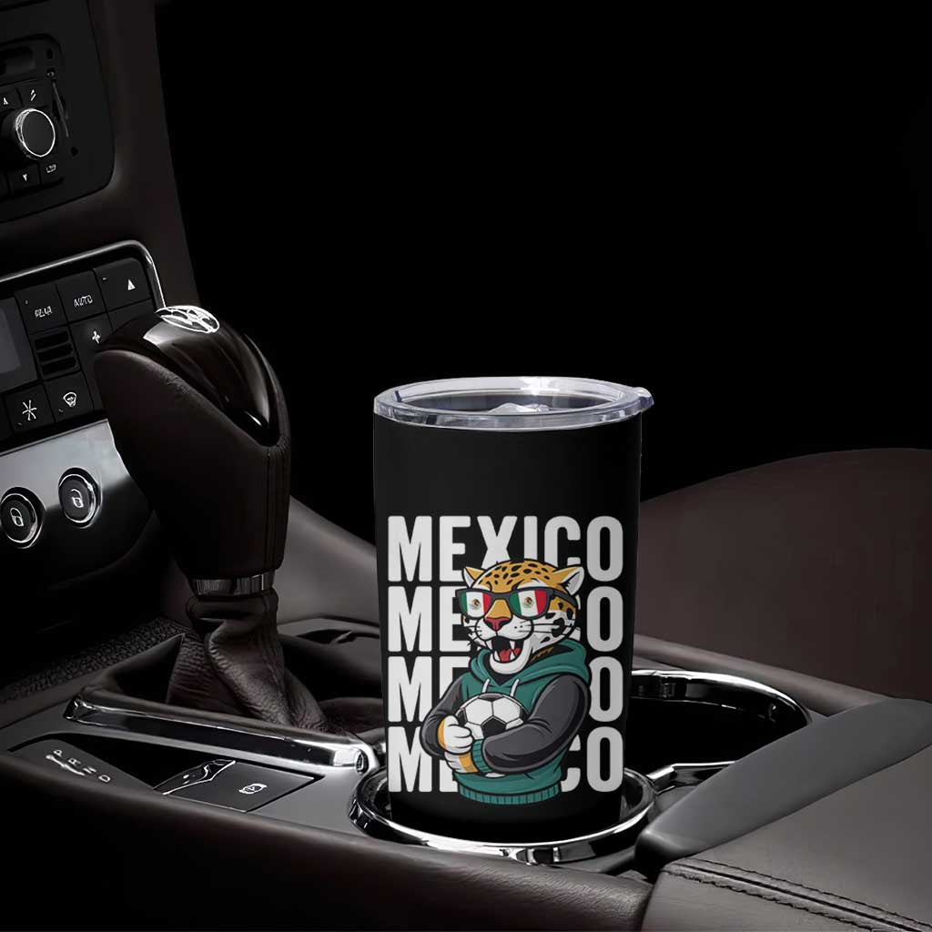 Fierce Mexico Jaguar Soccer Pride Fan Gift Tumbler Cup