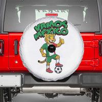 Vamos Mexico Fierce Leopard Spare Tire Cover Soccer 2026 Fan Gift