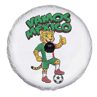 Vamos Mexico Fierce Leopard Spare Tire Cover Soccer 2026 Fan Gift