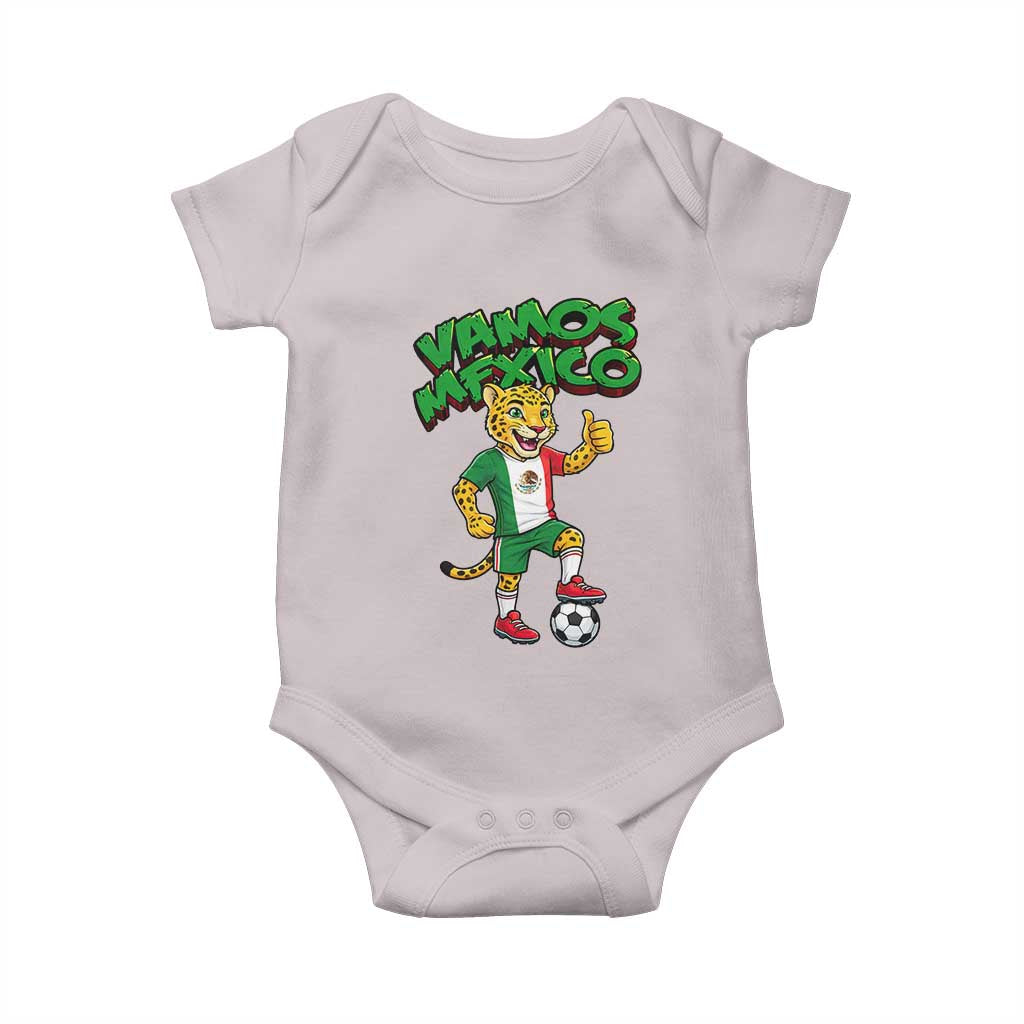 Vamos Mexico Fierce Leopard Baby Onesie Soccer 2026 Fan Gift