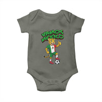Vamos Mexico Fierce Leopard Baby Onesie Soccer 2026 Fan Gift