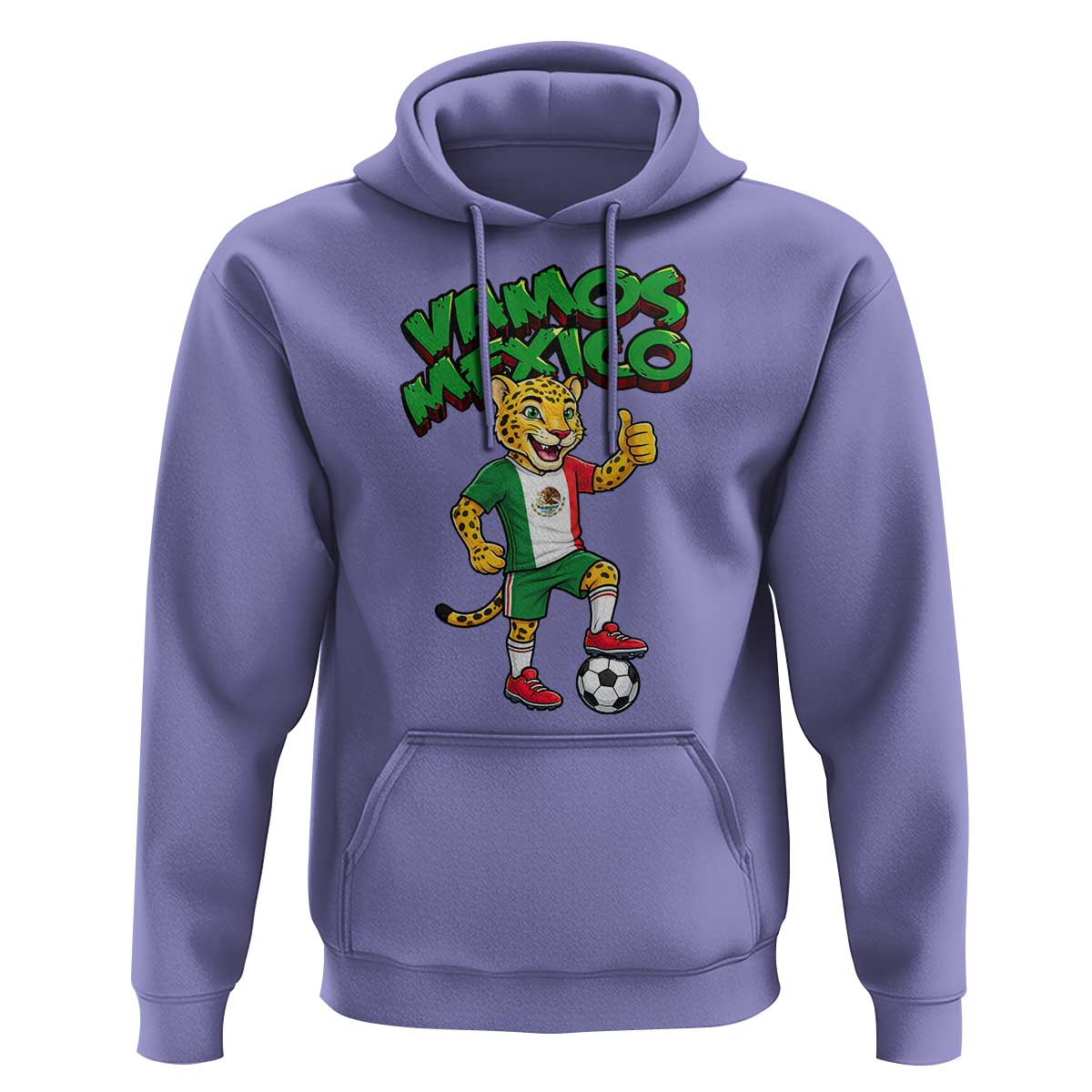 Vamos Mexico Fierce Leopard Hoodie Soccer 2026 Fan Gift