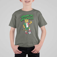 Vamos Mexico Fierce Leopard T Shirt For Kid Soccer 2026 Fan Gift
