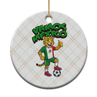 Vamos Mexico Fierce Leopard Ceramic Ornament Soccer 2026 Fan Gift