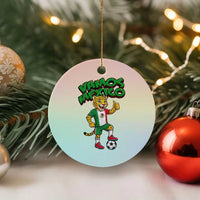Vamos Mexico Fierce Leopard Ceramic Ornament Soccer 2026 Fan Gift