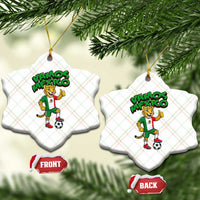 Vamos Mexico Fierce Leopard Ceramic Ornament Soccer 2026 Fan Gift