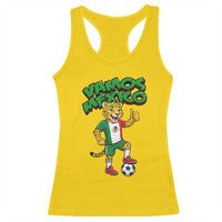 Vamos Mexico Fierce Leopard Racerback Tank Top Soccer 2026 Fan Gift
