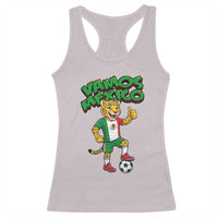 Vamos Mexico Fierce Leopard Racerback Tank Top Soccer 2026 Fan Gift