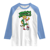 Vamos Mexico Fierce Leopard Raglan Shirt Soccer 2026 Fan Gift