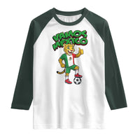 Vamos Mexico Fierce Leopard Raglan Shirt Soccer 2026 Fan Gift