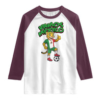 Vamos Mexico Fierce Leopard Raglan Shirt Soccer 2026 Fan Gift