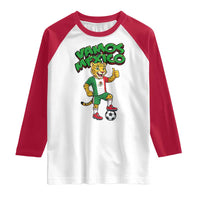 Vamos Mexico Fierce Leopard Raglan Shirt Soccer 2026 Fan Gift