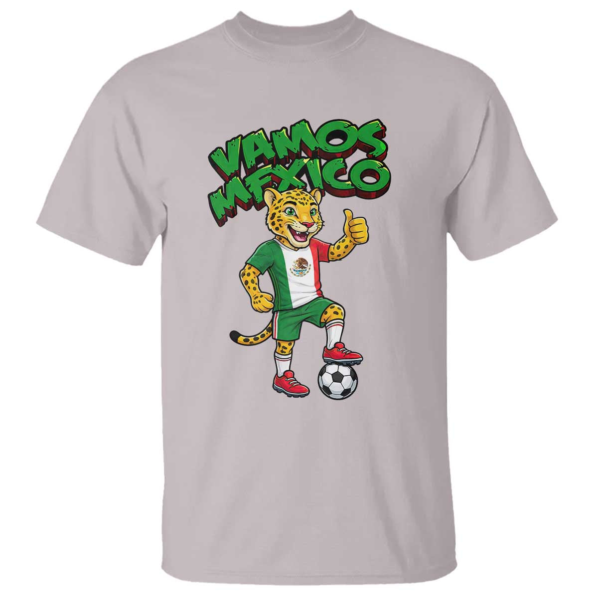 Vamos Mexico Fierce Leopard T Shirt Soccer 2026 Fan Gift