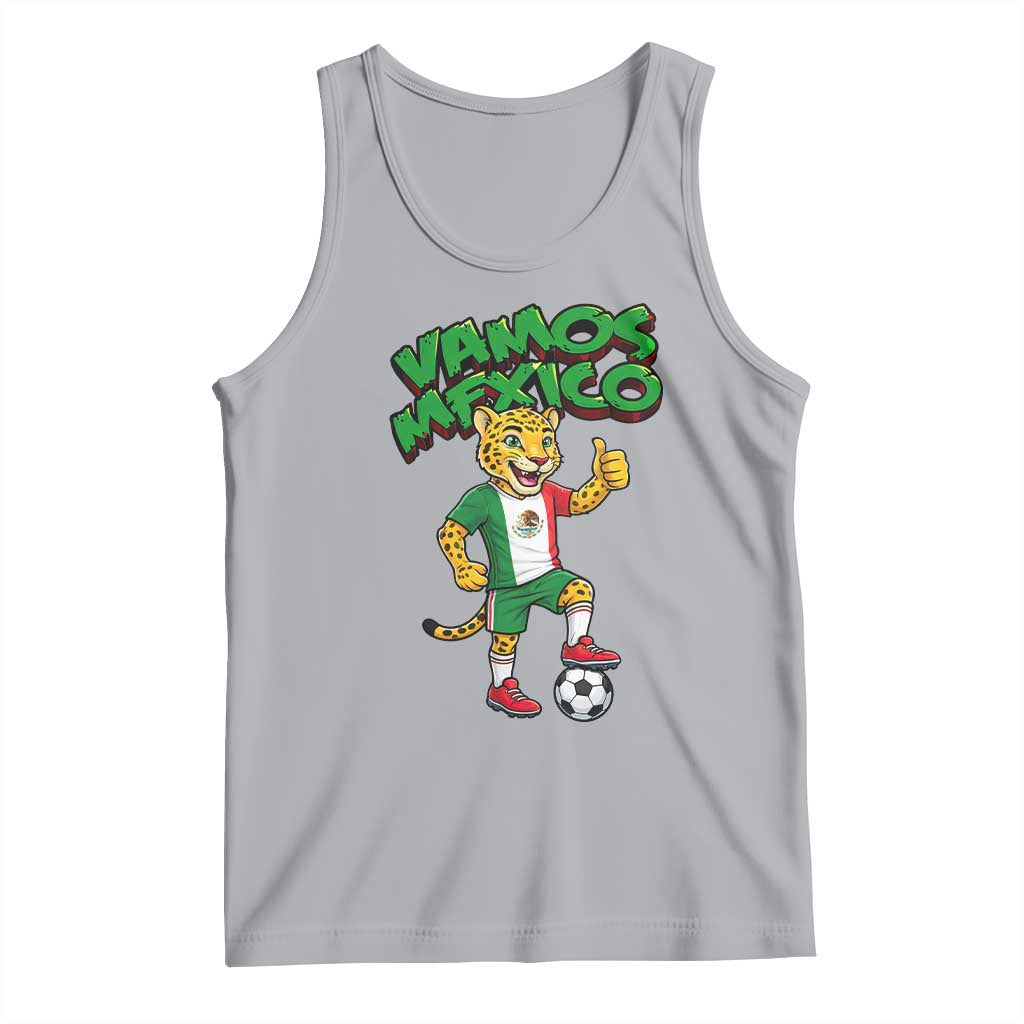 Vamos Mexico Fierce Leopard Tank Top Soccer 2026 Fan Gift