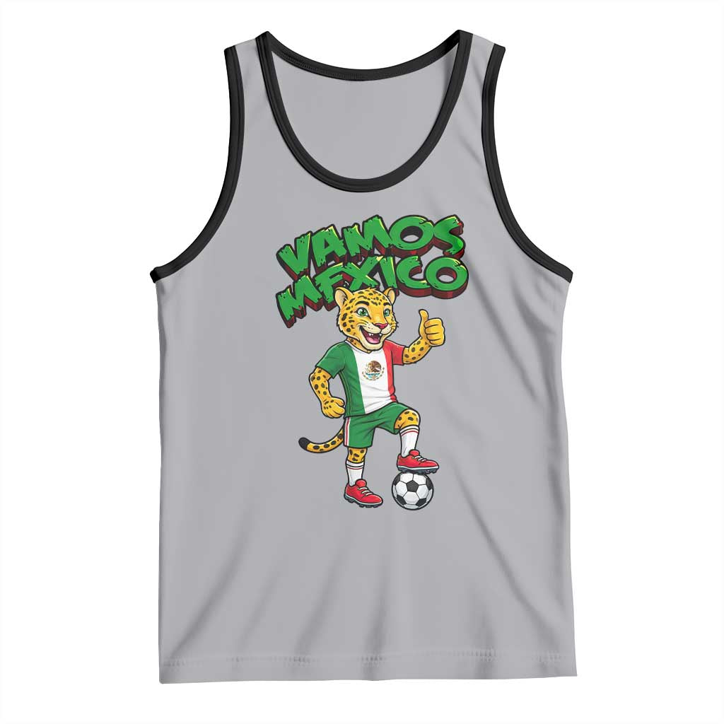 Vamos Mexico Fierce Leopard Tank Top Soccer 2026 Fan Gift