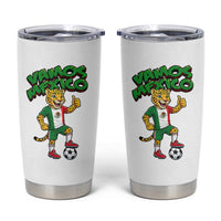 Vamos Mexico Fierce Leopard Tumbler Cup Soccer 2026 Fan Gift