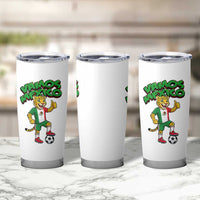 Vamos Mexico Fierce Leopard Tumbler Cup Soccer 2026 Fan Gift