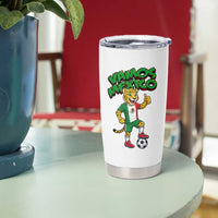 Vamos Mexico Fierce Leopard Tumbler Cup Soccer 2026 Fan Gift