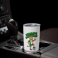 Vamos Mexico Fierce Leopard Tumbler Cup Soccer 2026 Fan Gift