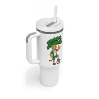 Vamos Mexico Fierce Leopard Tumbler With Handle Soccer 2026 Fan Gift